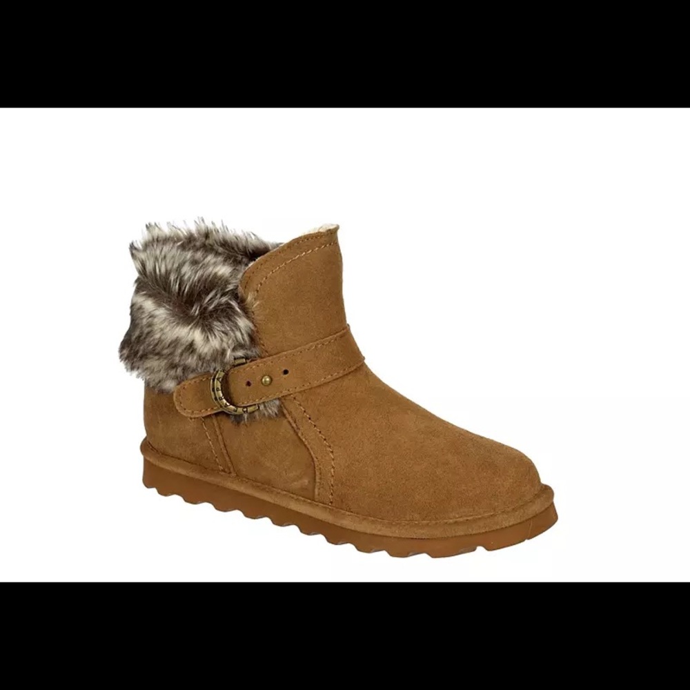BEARPAW WOMENS KOKO FUR BOOT - RUST